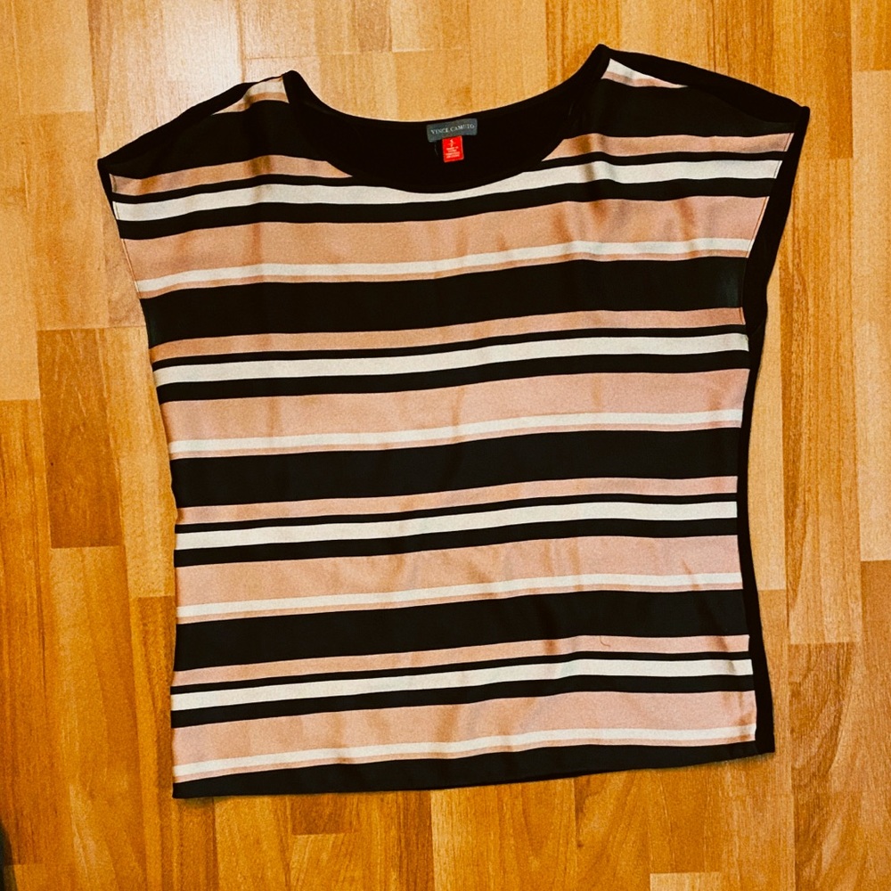 🔥MASSIVE CLEARANCE!💸 5 ITEMS/$40💗 Vince Camino Striped Blouse